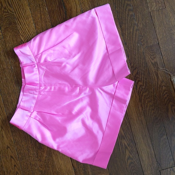 The Bar Dylan Shorts Bubblegum Pink Silk - Picture 4 of 9